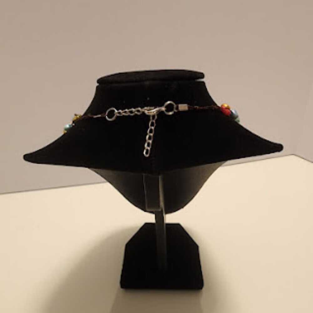 Multi-Strand Colorful Freshwater Pearl Necklace - Picture 5 of 6